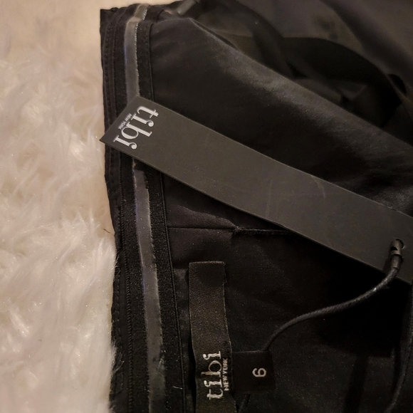 TIBI playsuit strapless wrap effect Jumpsuit,color black, size 6 - Picture 11 of 13